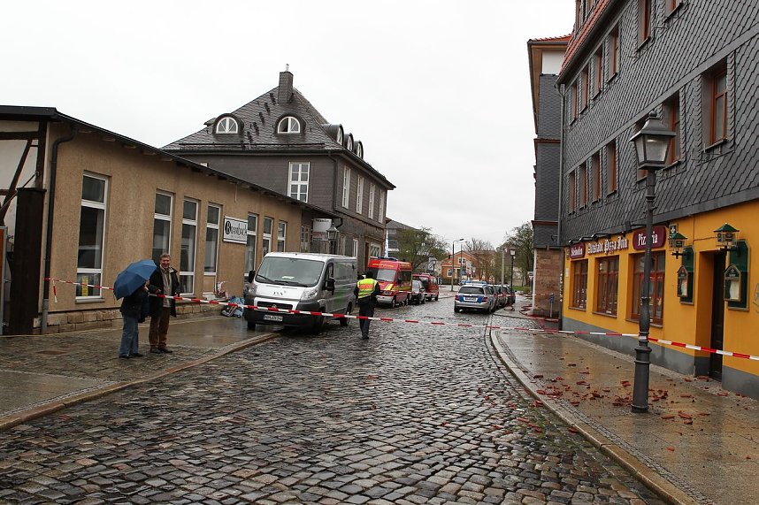 Brand in der Altstadt