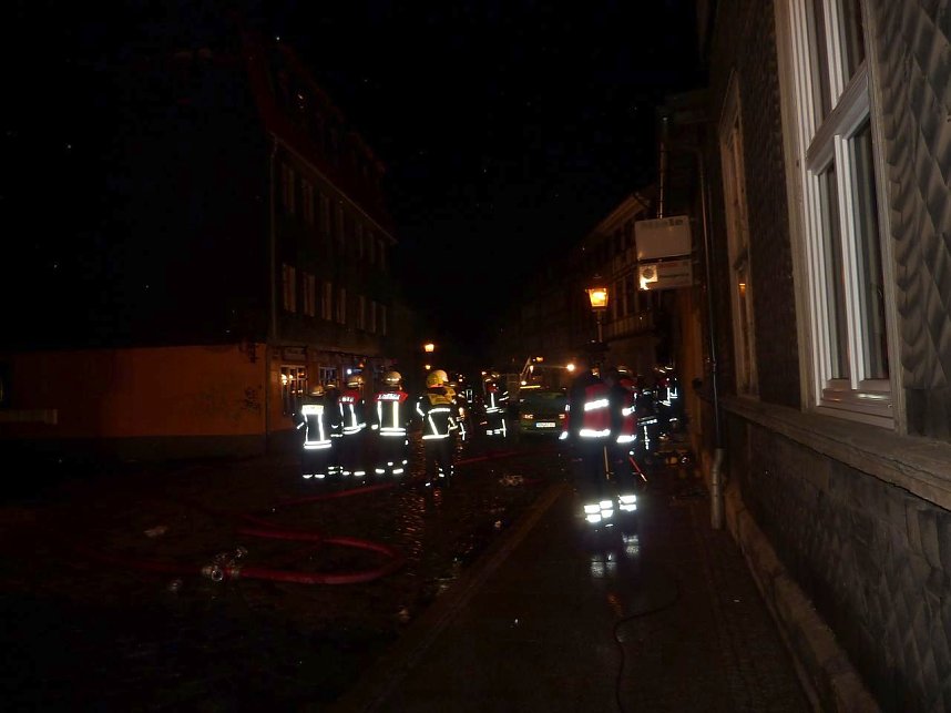 Brand in der Altstadt