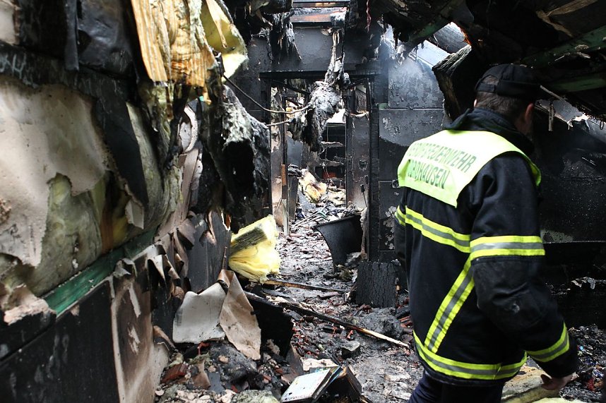 Brandschaden im Haus