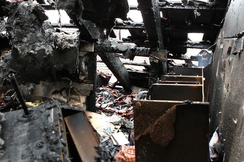 Brandschaden im Haus