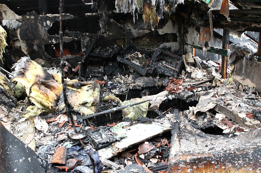 Brandschaden im Haus