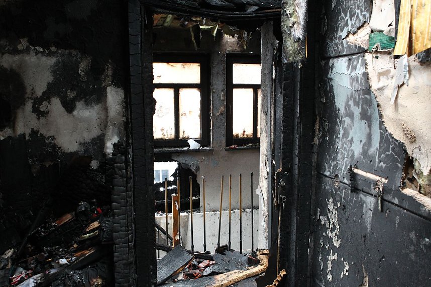 Brandschaden im Haus