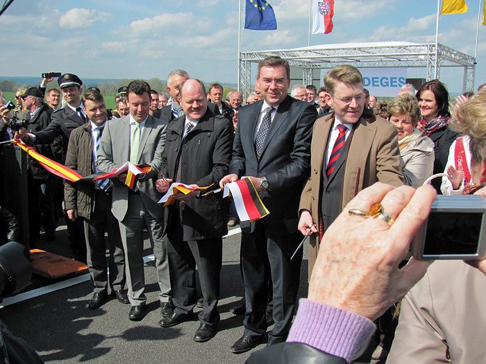 Verkehrsfreigabe A 71 perfekt