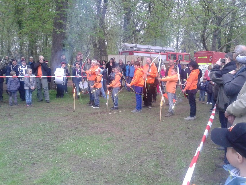 Walpurgisfeuer in Hoym