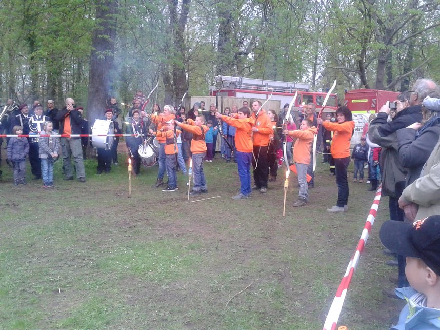 Walpurgisfeuer in Hoym