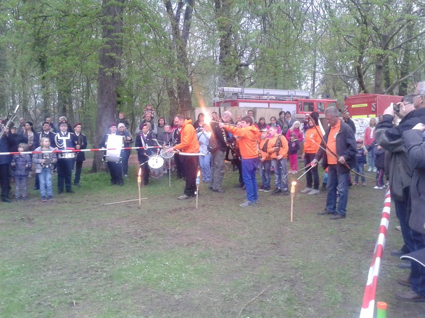 Walpurgisfeuer in Hoym