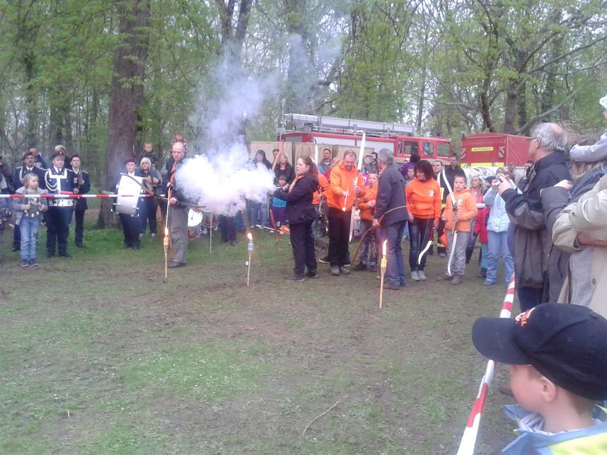 Walpurgisfeuer in Hoym