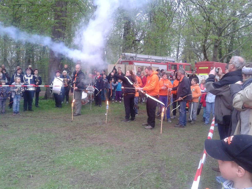 Walpurgisfeuer in Hoym