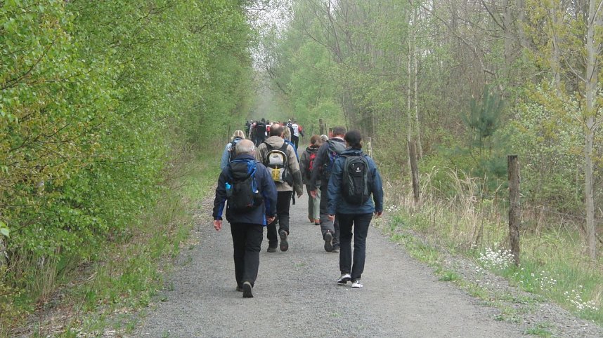 104 Kilometer gewandert