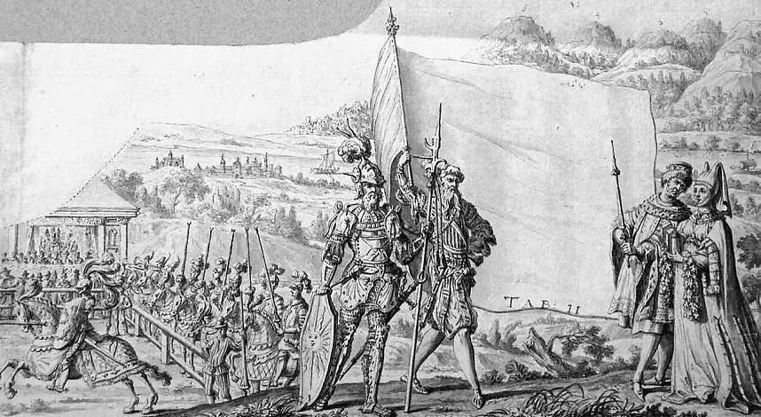 Szenen aus dem Ritterturnier