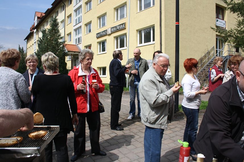 F&uuml;r das erste Konzert wird geprobt