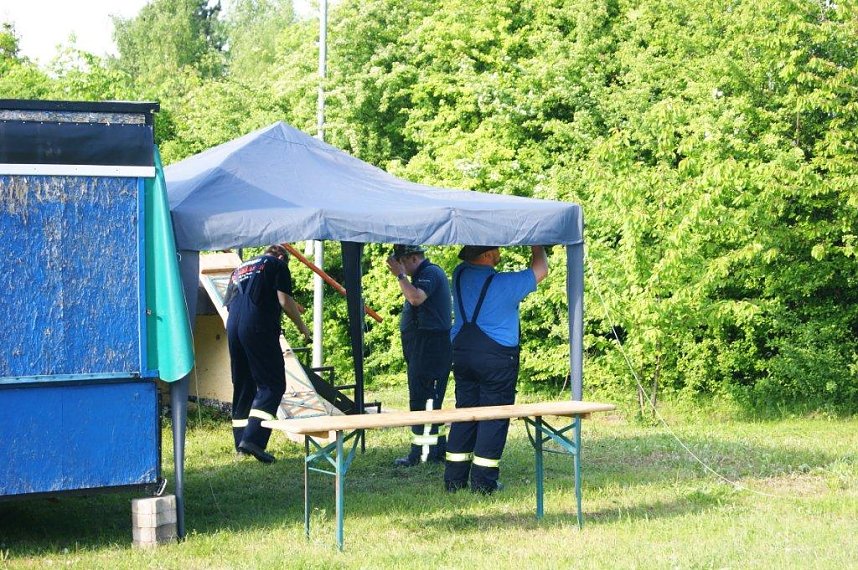 Pfingstfeuer in Obergebra