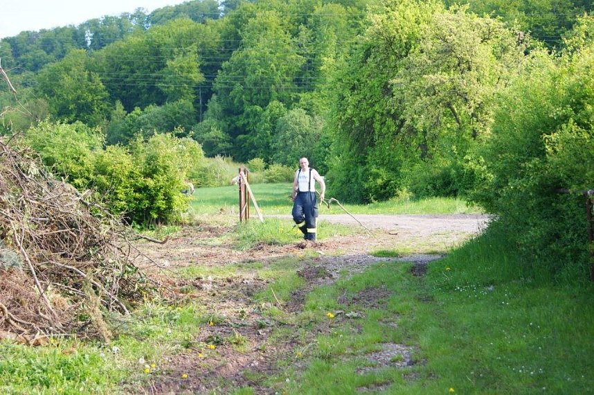 Pfingstfeuer in Obergebra