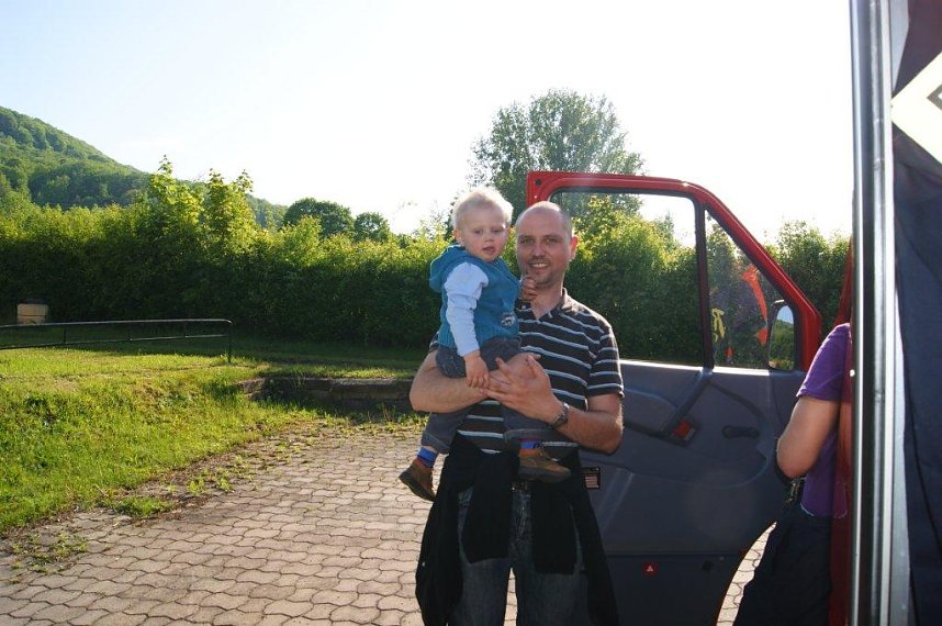 Pfingstfeuer in Obergebra