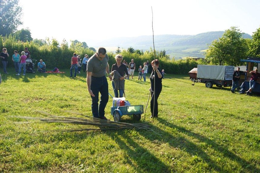 Pfingstfeuer in Obergebra