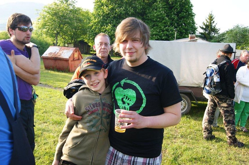 Pfingstfeuer in Obergebra