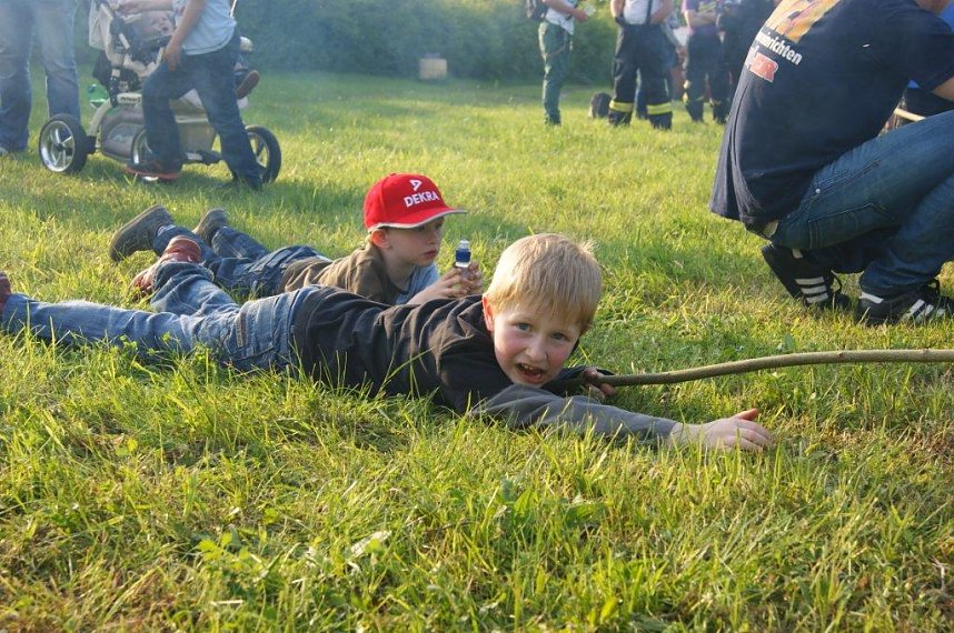 Pfingstfeuer in Obergebra