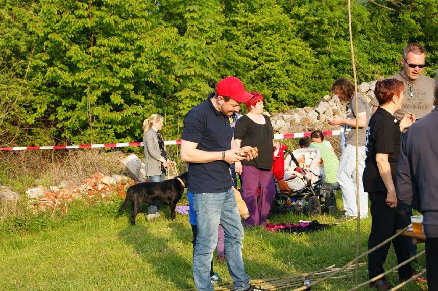 Pfingstfeuer in Obergebra