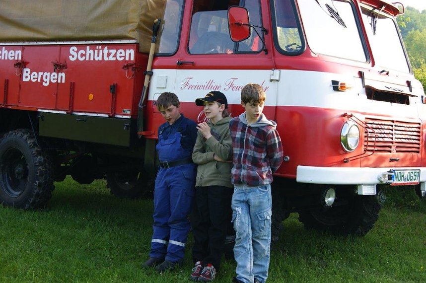 Pfingstfeuer in Obergebra