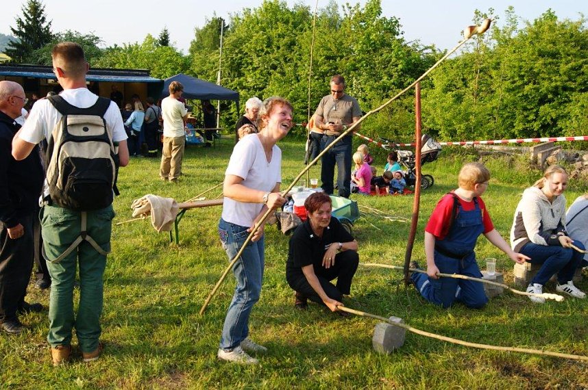 Pfingstfeuer in Obergebra