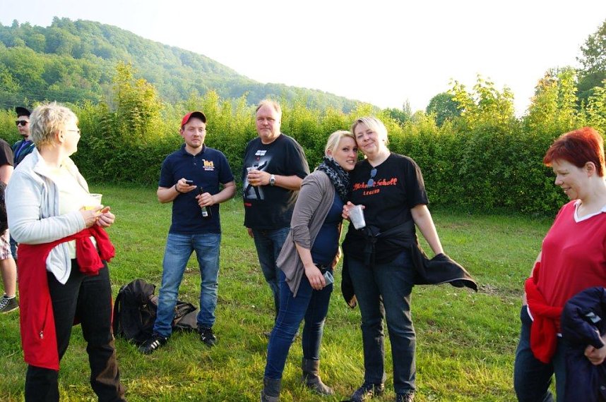 Pfingstfeuer in Obergebra