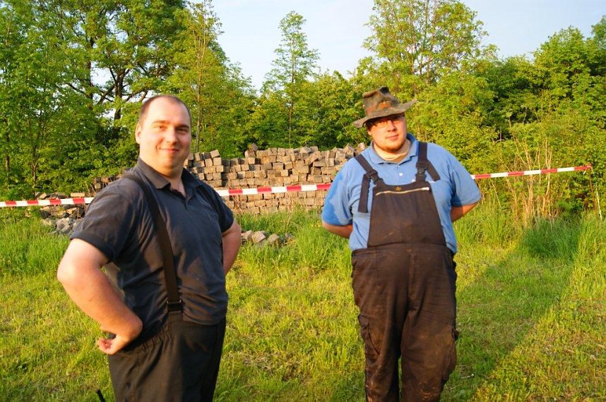 Pfingstfeuer in Obergebra