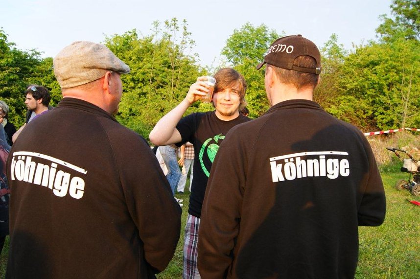 Pfingstfeuer in Obergebra