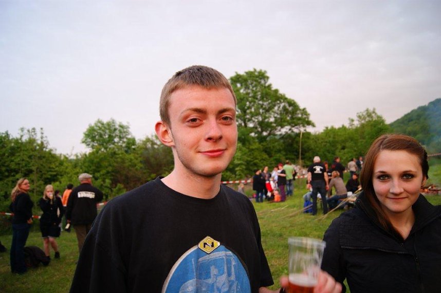 Pfingstfeuer in Obergebra