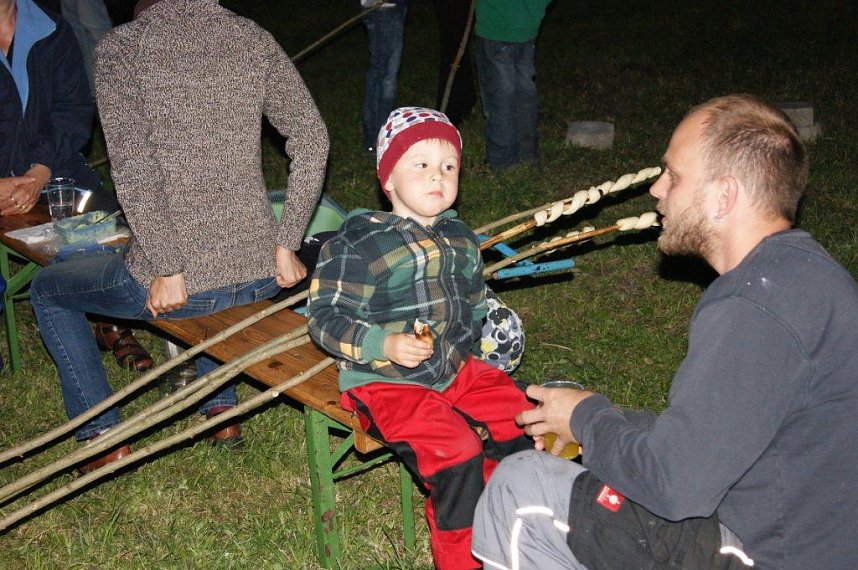 Pfingstfeuer in Obergebra - die Zweite
