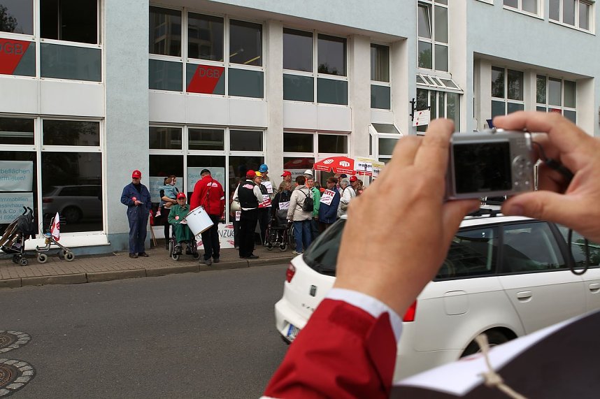 Rentenzug durch Nordhausen