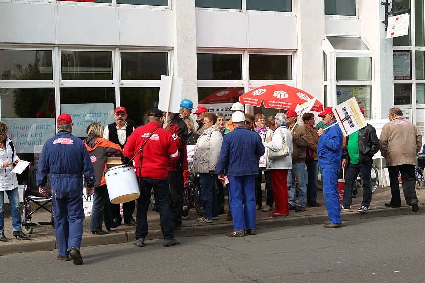 Rentenzug durch Nordhausen