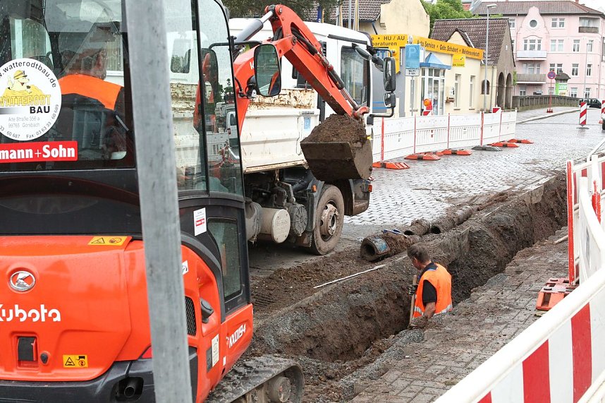 Reparatur am Grimmel