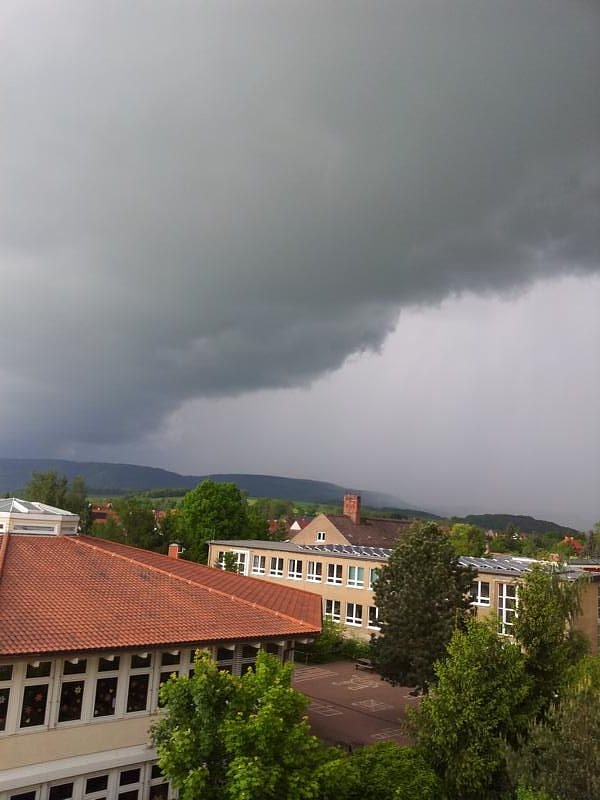 Unwetter &uuml;ber dem S&uuml;dharz