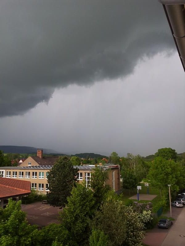 Unwetter &uuml;ber dem S&uuml;dharz