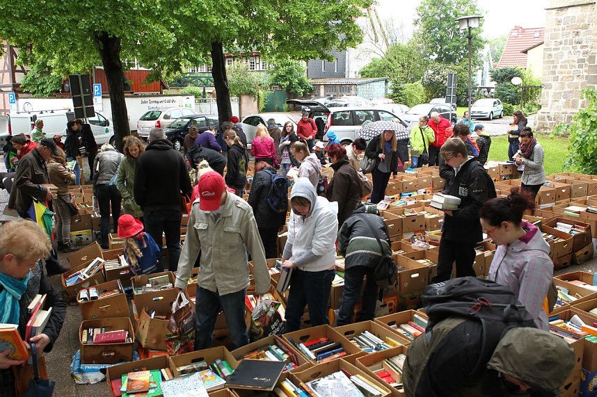 Trotz Regen gro&szlig;es Interesse