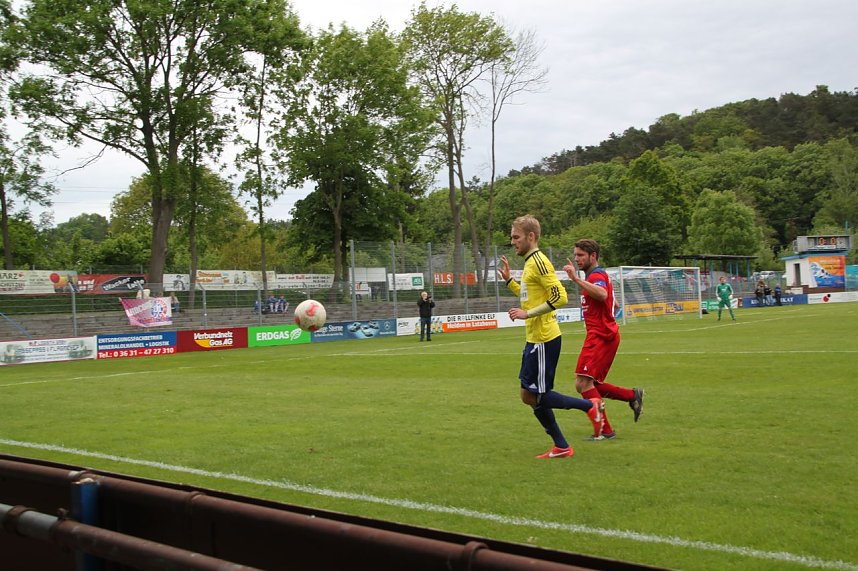 Die erste Halbzeit gegen den VfL Halle