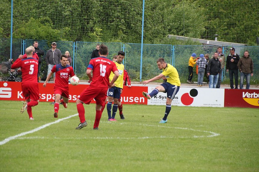 Die erste Halbzeit gegen den VfL Halle