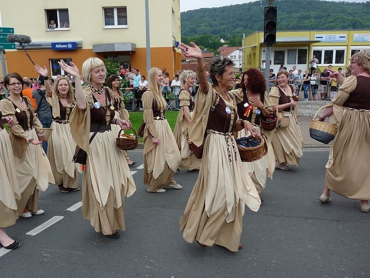 Gro&szlig;er Festumzug zum Th&uuml;ringentag