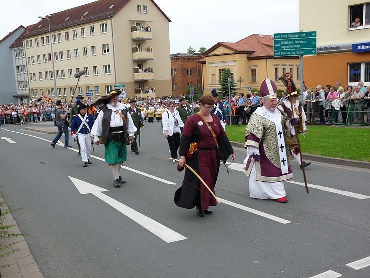 Gro&szlig;er Festumzug zum Th&uuml;ringentag