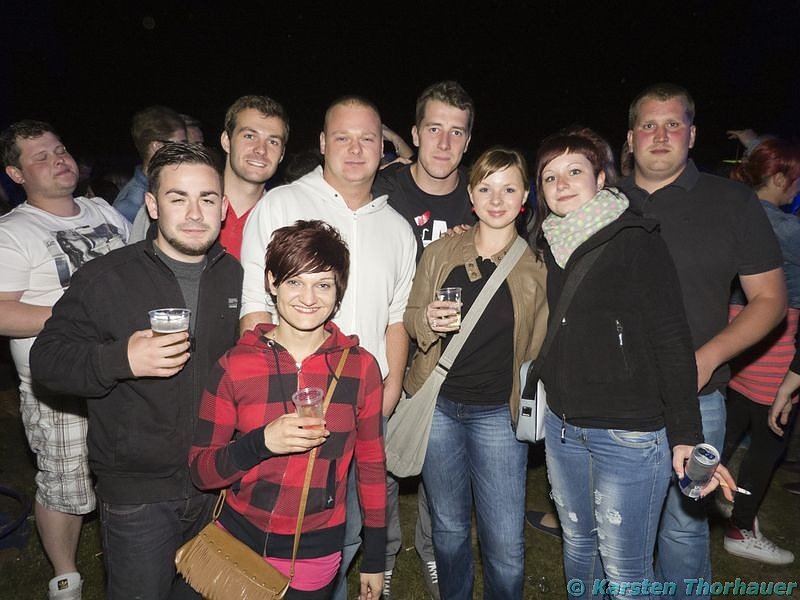 Party an der Schachtstra&szlig;e