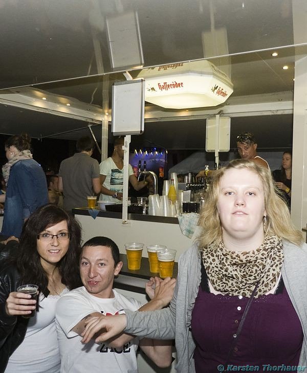 Party an der Schachtstra&szlig;e