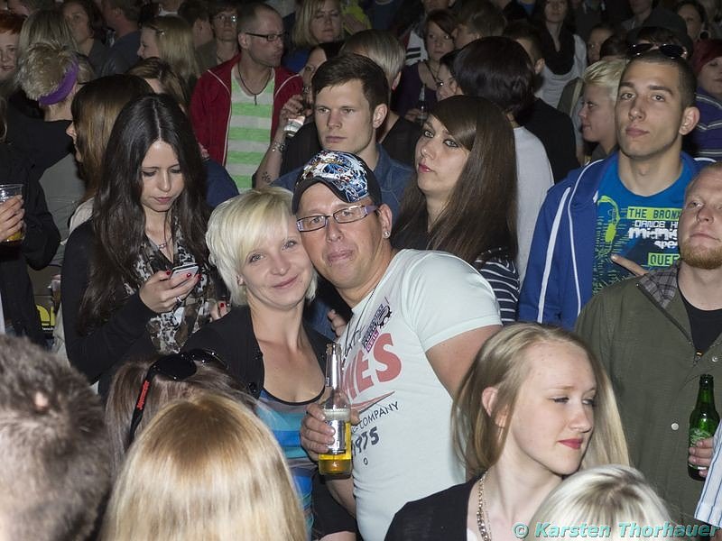 Party an der Schachtstra&szlig;e