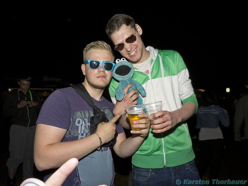 Party an der Schachtstra&szlig;e