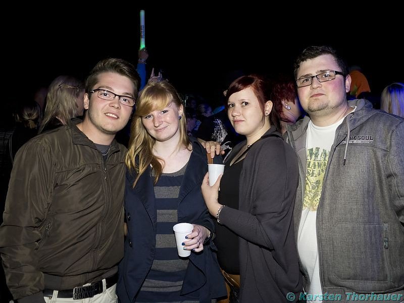 Party an der Schachtstra&szlig;e