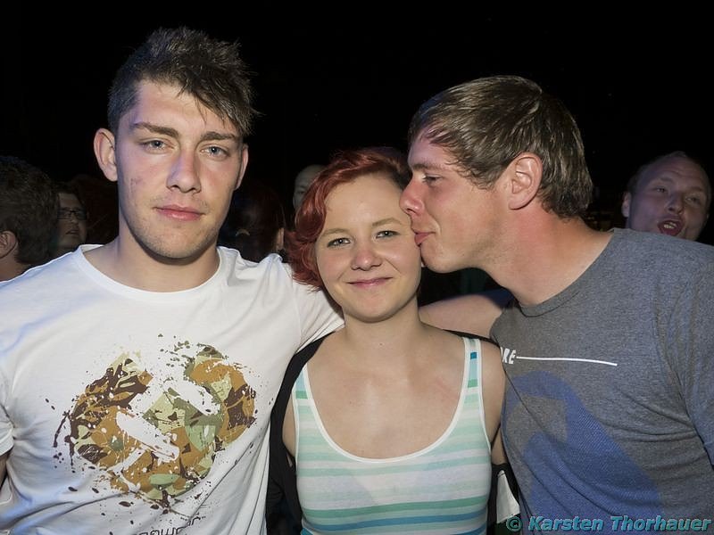 Party an der Schachtstra&szlig;e