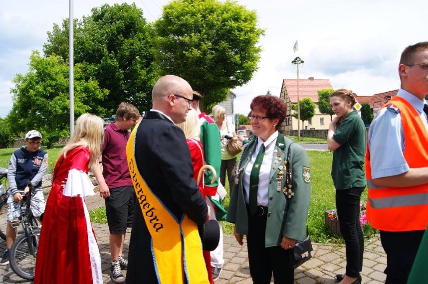 Sch&uuml;tzenfest in Obergebra