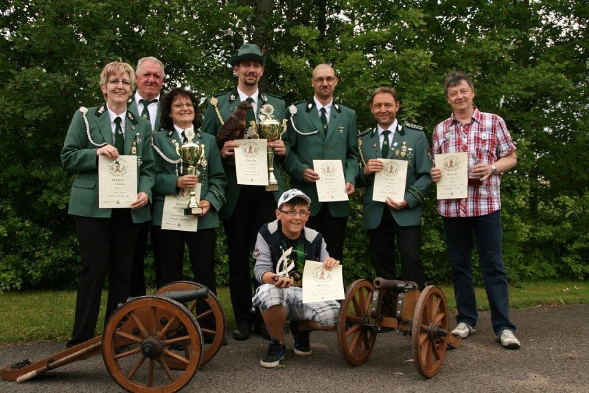 Sch&uuml;tzenfest in Obergebra