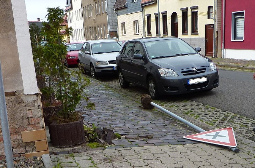 Vandalen in der Altstadt