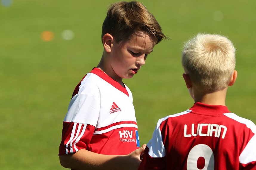 Tolles Erlebnis - die HSV-Fu&szlig;ballschule in Nordhausen