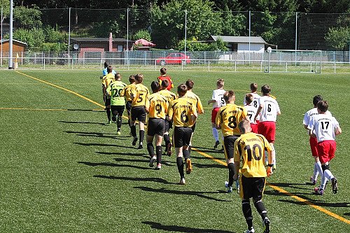 Aufgestiegen mit 13:0-Sieg